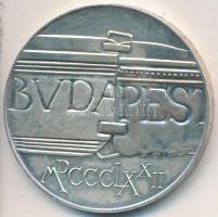 1972. 100Ft Ag "Budapest" T:BU (felületi karc)