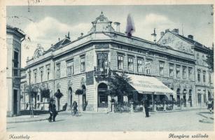 Keszthely, Hungária szálloda, takarékpénztár