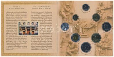 1999. 50f-100Ft 8klf db, szettben "75 éves a Magyar Nemzeti Bank" T:BU Adamo FO32