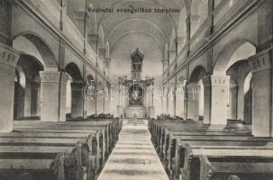 Vadosfa, Evangélikus templom belső; kiadó Friedery Albert