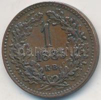 1885KB 1Kr Cu "Középcímer" T:2 Adamo M4.1