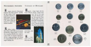 1993. 10f-200Ft 11x különféle db, szettben, benne 200Ft Ag "MNB" T:BU Adamo FO26