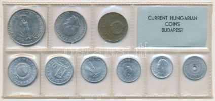 1975. 2f-10Ft 9db klf érmés forgalmi sor fóliatokban T:1