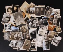 cca 1950-1970 Nagy Margit budapesti lakos családi fotói vegyes téma, vegyes minőség, 75 db fotó 8x11 cm és ennél kisebb méretekben