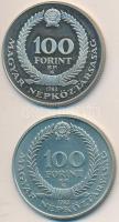 1983. 100Ft "Czóbel Béla" (2x) T:PP,BU (ujjlenyomat)