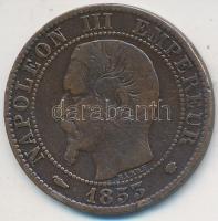 Franciaország 1853MA 5c Br "III. Napóleon" T:2- France 1853MA 5 Centimes Br "Napoleon III" C:VF Krause KM# 777.6