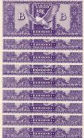 1946. 10.000.000B.-pengő (9x) ugyanolyan lemezhibával "sarkantyús L" T:I