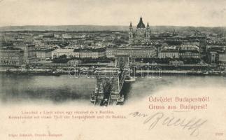 1898 Budapest, Lánchíd, Lipótváros, bazilika