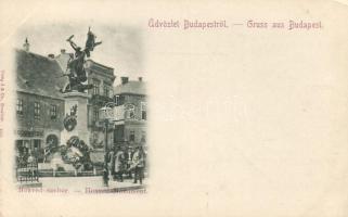 Budapest I. Honvéd szobor, Glogowatz üzlete (EK)