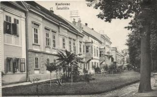 Károlyváros, Karlovac; Setalisce / promenade