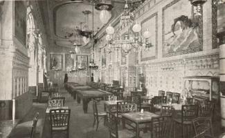 Budapest VIII. Rákóczi út 17. Tihanyi József 'Balaton' kávéháza, belső (EK)