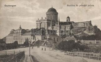 Esztergom, Bazilika, Prímási palota, Grószner B. (fl)
