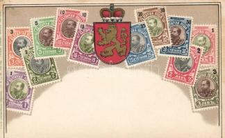 Bulgarian stamps, coat of arm
