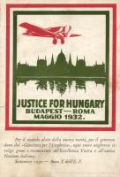 1932 Justice for Hungary, Buapest-Roma, Parlament, areoplane (b)