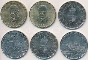 2003. 20Ft "Deák" (2x) + 2004-2007. 50Ft (4x) klf emlékkiadások T:2