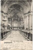 Székesfehérvár, Szent István templom belső, Eisler Adolf kiadása (fl)