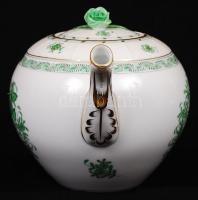 Herendi Indiai kosár mintás teás készlet, kézzel festett, jelzett, hibátlan