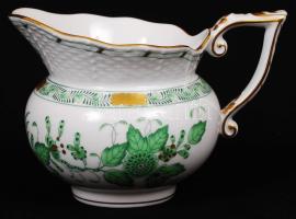 Herendi Indiai kosár mintás teás készlet, kézzel festett, jelzett, hibátlan