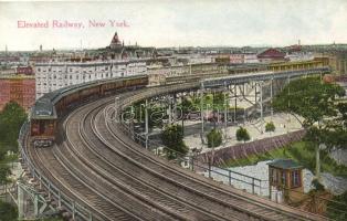 New York City, Elevated Railway, tram