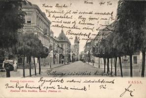 Kassa, Kossuth Lajos utca; Nyulászi Béla kiadása / Kossuth street