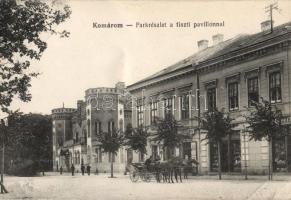 Komárom, Tiszti pavillon; Spitzer Sándor kiadása / officers casino (EB)