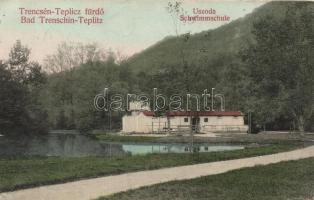 Trencsénteplic-fürdő, Uszoda / swimming pool (kis szakadás / small tear)