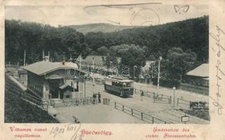 Budapest II. Hűvösvölgy, villamos vasút végállomás (Rb)