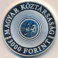 2000. 3000Ft Ag "Gábor Dénes" T:PP Tanúsítvánnyal!