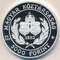 2003. 5000Ft Ag "Budapesti Filharmoniai Társaság" T:PP Tanúsítvánnyal!