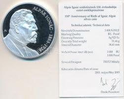 2005. 5000Ft Ag "Alpár Ignác" T:PP Tanúsítvánnyal!