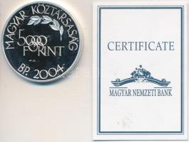 2004. 5000Ft Ag "Nyári olimpia-Athén" T:PP Tanúsítvánnyal!