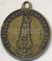 Olaszország 1883. "Szűz Mária - Alma Domo Lauretana" fém medál (21mm) T:2
Italy 1883. &quo...