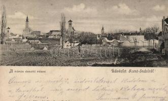 Szentendre, a város északi része, Lichtenstein Miksa kiadása