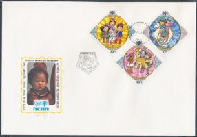 International Children's Year set on 2 FDC Nemzetközi Gyermekév sor 2 FDC