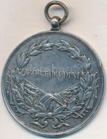 1917. "Károly Ezüst Vitézségi Érem I. osztálya" fémjel nélküli ezüst kitüntetés mellszalag...