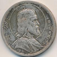 1938. 5P Ag "Szent István" T:2 patina
Adamo P8.1