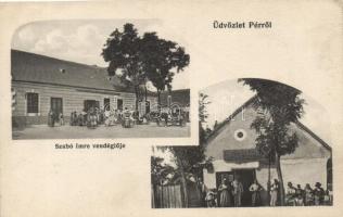 Pér, Szabó Imre vendéglője, Szabó Pál vegyeskereskedése, Szabó Pál kiadása