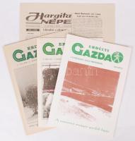 1992-1993 Az Erdélyi Gazda, A romániai magyar gazdák lapjának 3 száma, 1 db Hargita népe
