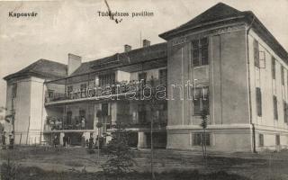 Kaposvár, Tüdővészes pavilon, Hirsch Zsigmond kiadása (kis szakadás / small tear)