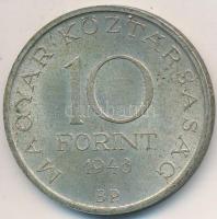 1948. 10Ft Ag "Széchenyi" T:2- Adamo EM2