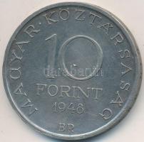 1948. 10Ft Ag "Széchenyi" T:2- Adamo EM2