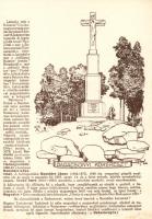 Badacsony, Kőkereszt, Dr. Dornyay Béla: Honismertető c. sorozat 24. sz.