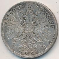 Ausztria 1912. 2K Ag "Ferenc József" T:2,2- Austria 1912. 2 Corona Ag "Franz Joseph" C:aXF