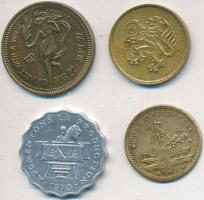 4db-os vegyes, külföldi zseton tétel T:vegyes