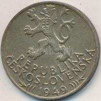 Csehszlovákia 1949. 100K Ag "Iglói bányászat 700. évfordulója" T:2 patina
Czechoslovakia 1...