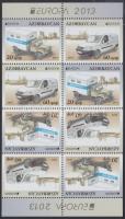 Europa CEPT Postai járművek bélyegfüzet, Europa CEPT Postal vehicles stampbooklet