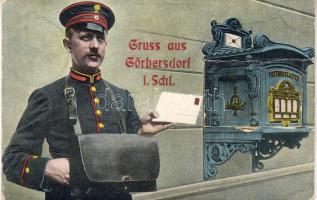 Görbersdorf Leporello mit Postamt