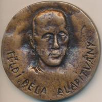 DN "Földi Béla Alapítvány" Br emlékplakett (64mm) T:2