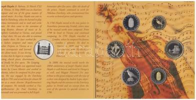 2009. 5Ft-200Ft "Haydn" 6klf darabból álló forgalmi érme sor + "Joseph Haydn" Ag...