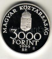 1999. 3000Ft Ag "Integráció az EU-ba (EURO III)" T:PP